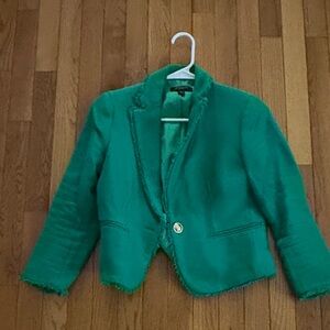 Ann Taylor Vibrant Green Blazer